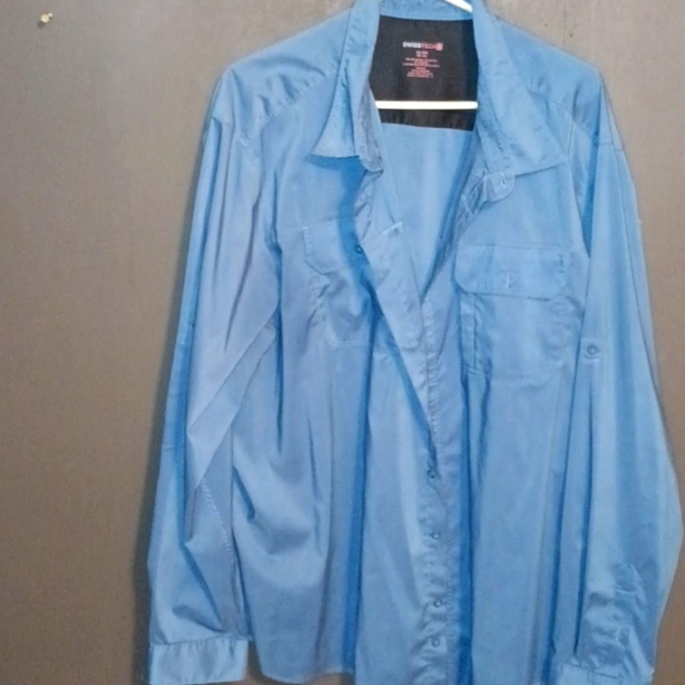 Swiss Tech Button Down Shirt - image 1